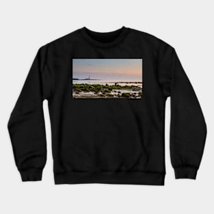 Dawn, St Mary's Lighthouse Crewneck Sweatshirt